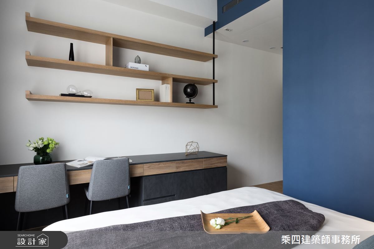 24坪新成屋(5年以下)＿現代風臥室案例圖片＿乘四建築師事務所＿乘四_18之9
