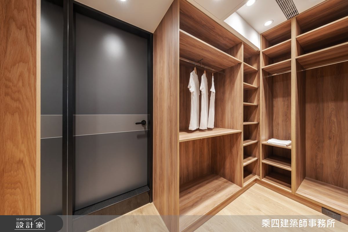 29坪老屋(31~40年)＿現代風更衣間案例圖片＿乘四建築師事務所＿乘四_26之14