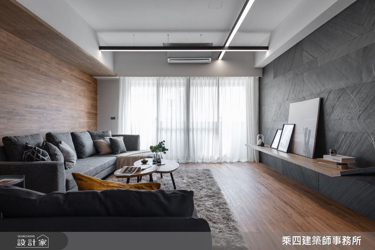 68坪新成屋(5年以下)＿現代風客廳案例圖片＿乘四建築師事務所＿乘四_28之12