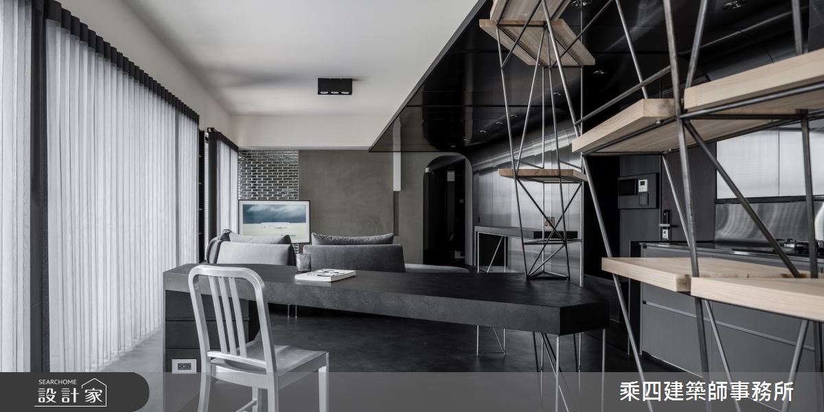 37坪新成屋(5年以下)＿現代風書房案例圖片＿乘四建築師事務所＿乘四_42之5