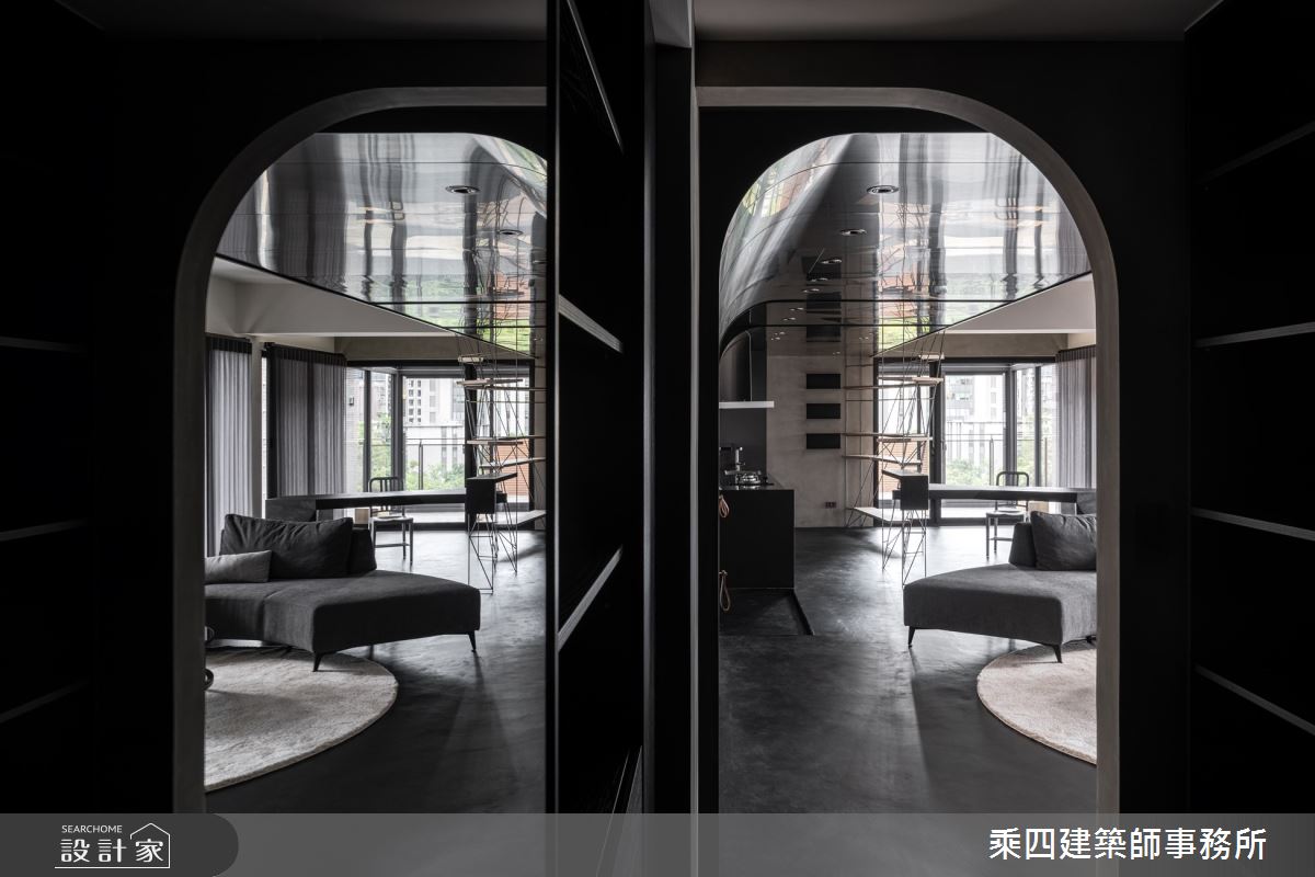 37坪新成屋(5年以下)＿現代風客廳案例圖片＿乘四建築師事務所＿乘四_42之12