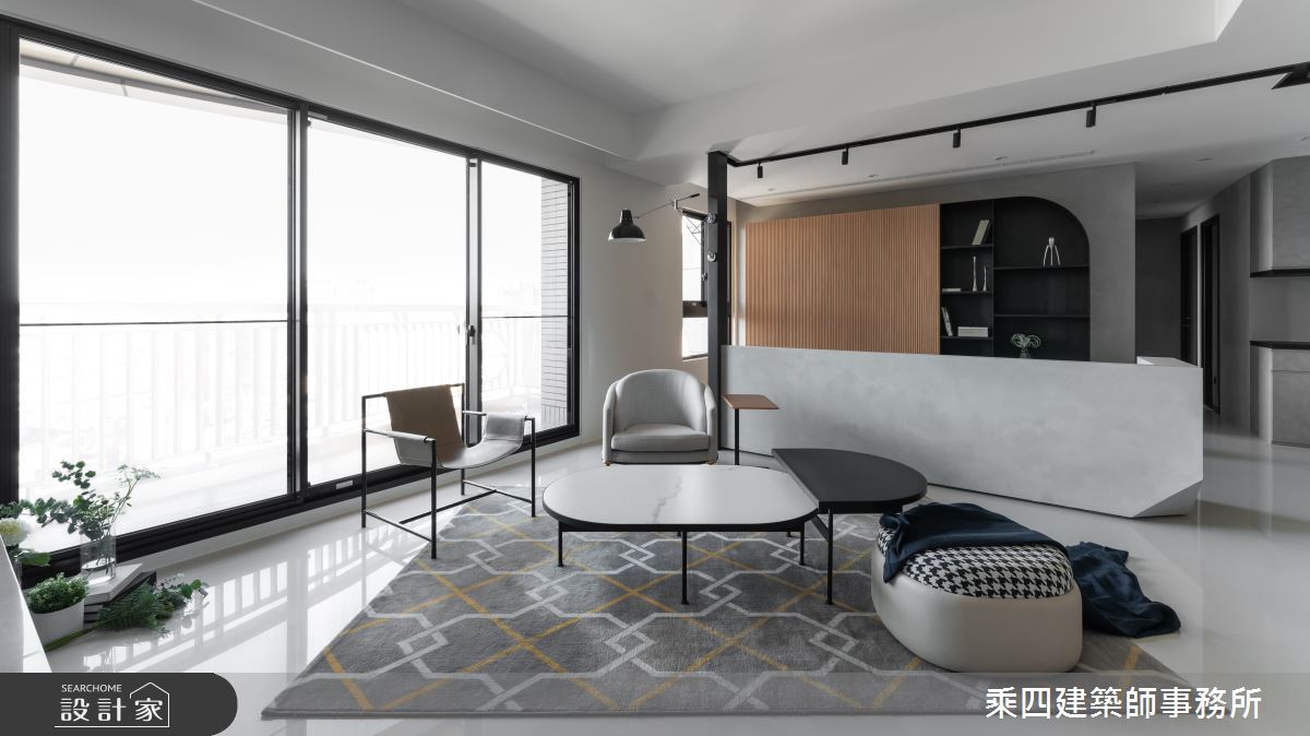 新成屋(5年以下)＿現代風客廳案例圖片＿乘四建築師事務所＿乘四_43之2