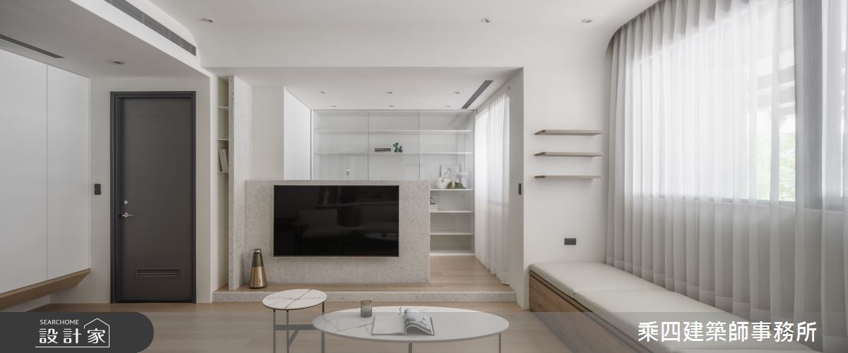 25坪新成屋(5年以下)＿現代風客廳案例圖片＿乘四建築師事務所＿乘四_44之6
