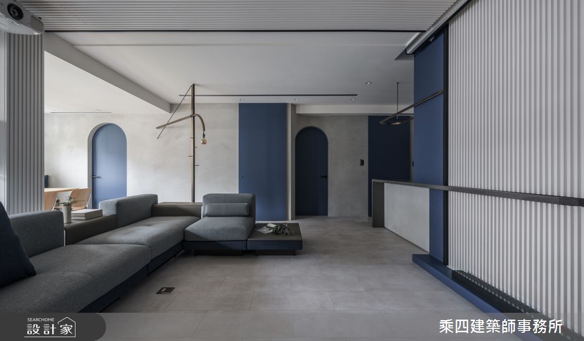 36坪中古屋(5~15年)＿現代風客廳案例圖片＿乘四建築師事務所＿乘四_45之2