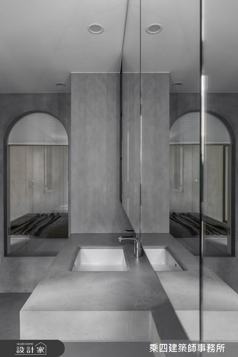 36坪中古屋(5~15年)＿現代風浴室案例圖片＿乘四建築師事務所＿乘四_45之14