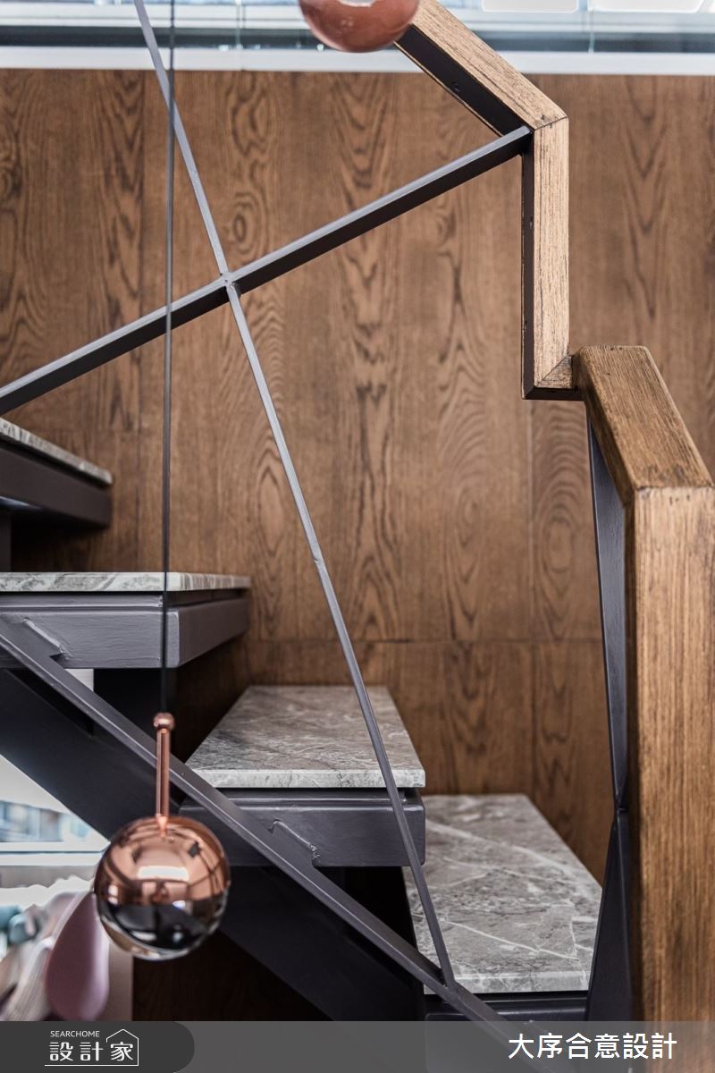 37坪老屋(16~30年)＿摩登風樓梯案例圖片＿大序合意設計＿大序合意_驚喜盒子之5