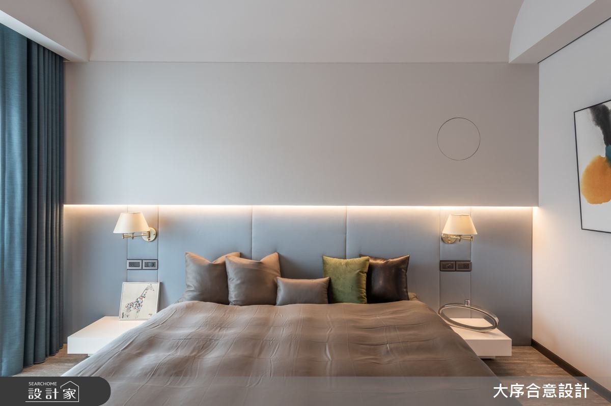 100坪新成屋(5年以下)＿新中式風臥室案例圖片＿大序合意設計＿大序合意_典藏之9