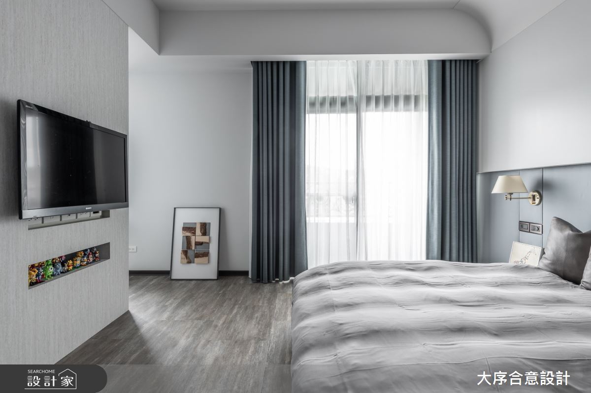 100坪新成屋(5年以下)＿新中式風臥室案例圖片＿大序合意設計＿大序合意_典藏之10