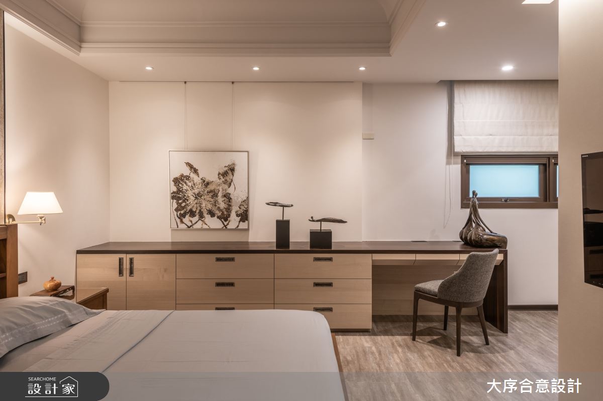 100坪新成屋(5年以下)＿新中式風臥室案例圖片＿大序合意設計＿大序合意_典藏之12