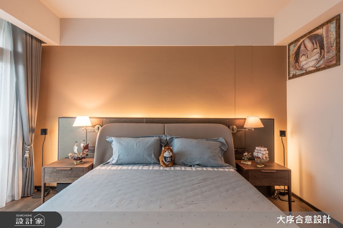 100坪新成屋(5年以下)＿新中式風臥室案例圖片＿大序合意設計＿大序合意_典藏之14