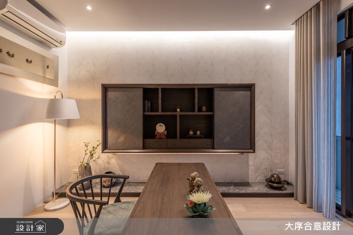 100坪新成屋(5年以下)＿新中式風多功能室案例圖片＿大序合意設計＿大序合意_典藏之15
