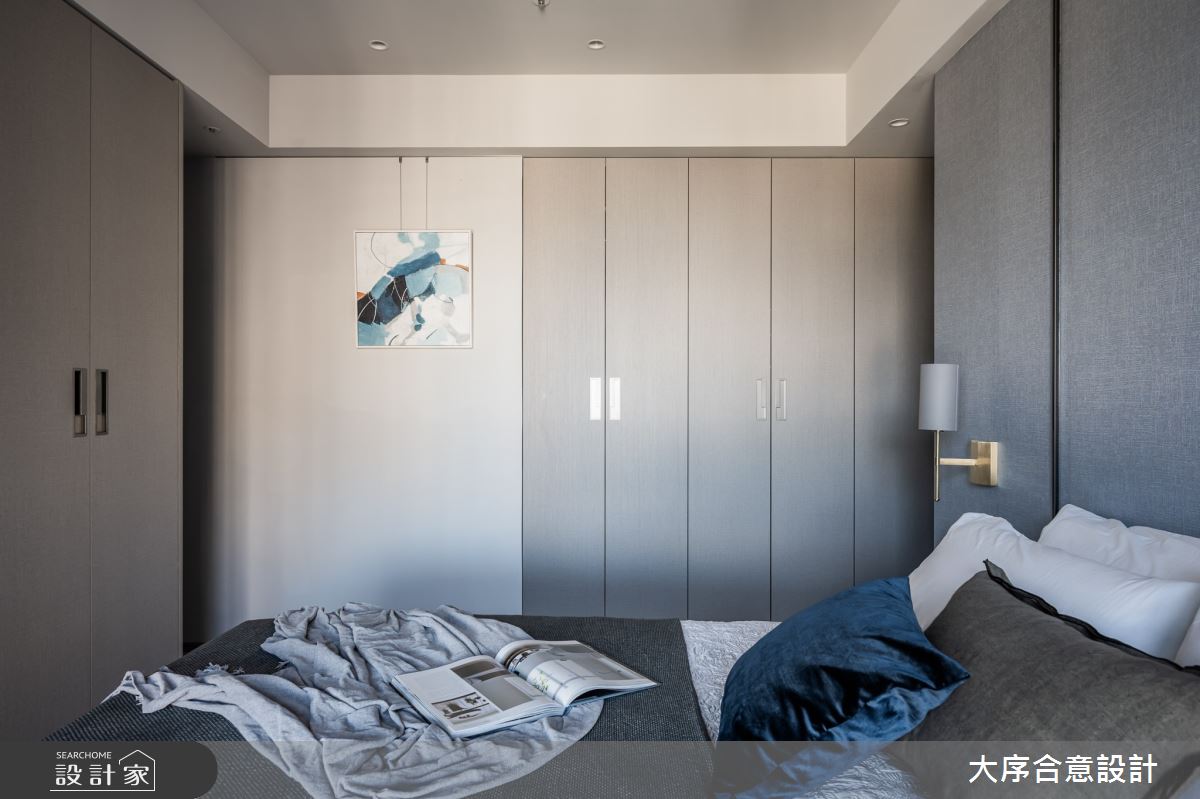 40坪新成屋(5年以下)＿北歐風臥室案例圖片＿大序合意設計＿大序合意_圓融之15