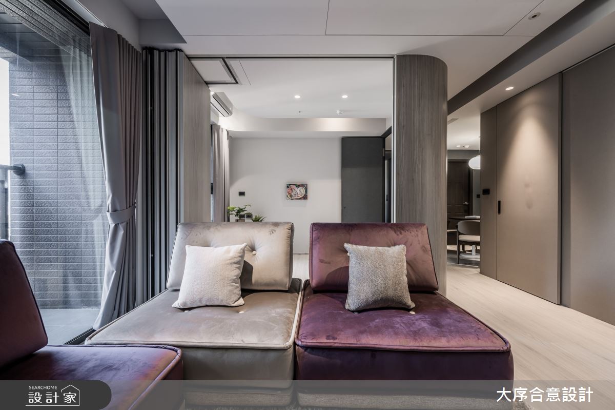 40坪新成屋(5年以下)＿北歐風客廳多功能室案例圖片＿大序合意設計＿大序合意_圓融之5