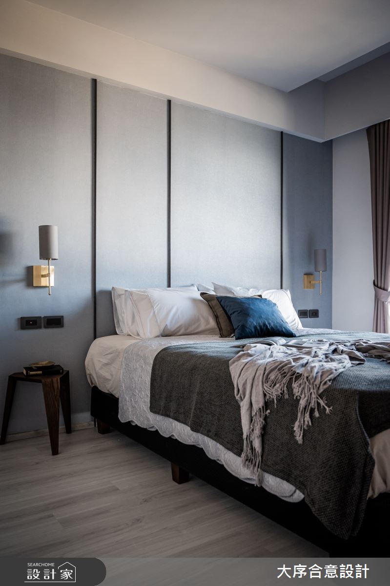 40坪新成屋(5年以下)＿北歐風臥室案例圖片＿大序合意設計＿大序合意_圓融之13