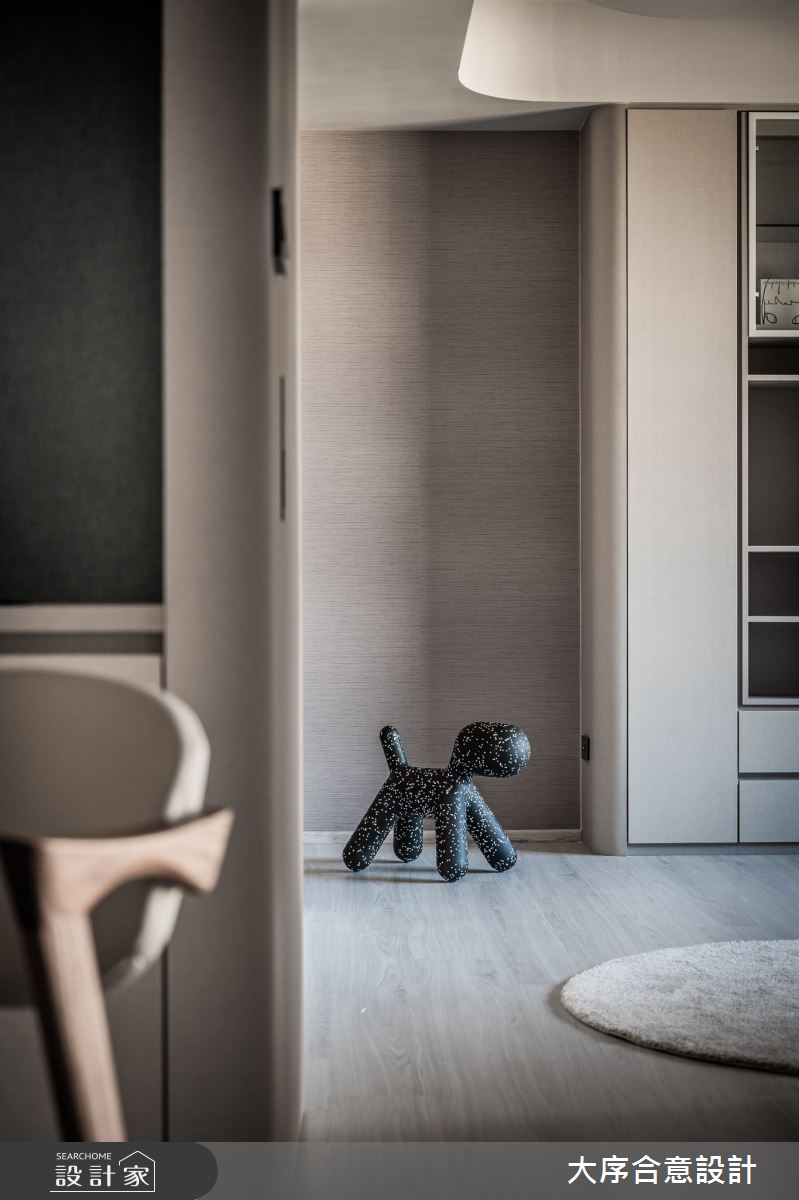 40坪新成屋(5年以下)＿北歐風玄關案例圖片＿大序合意設計＿大序合意_圓融之11