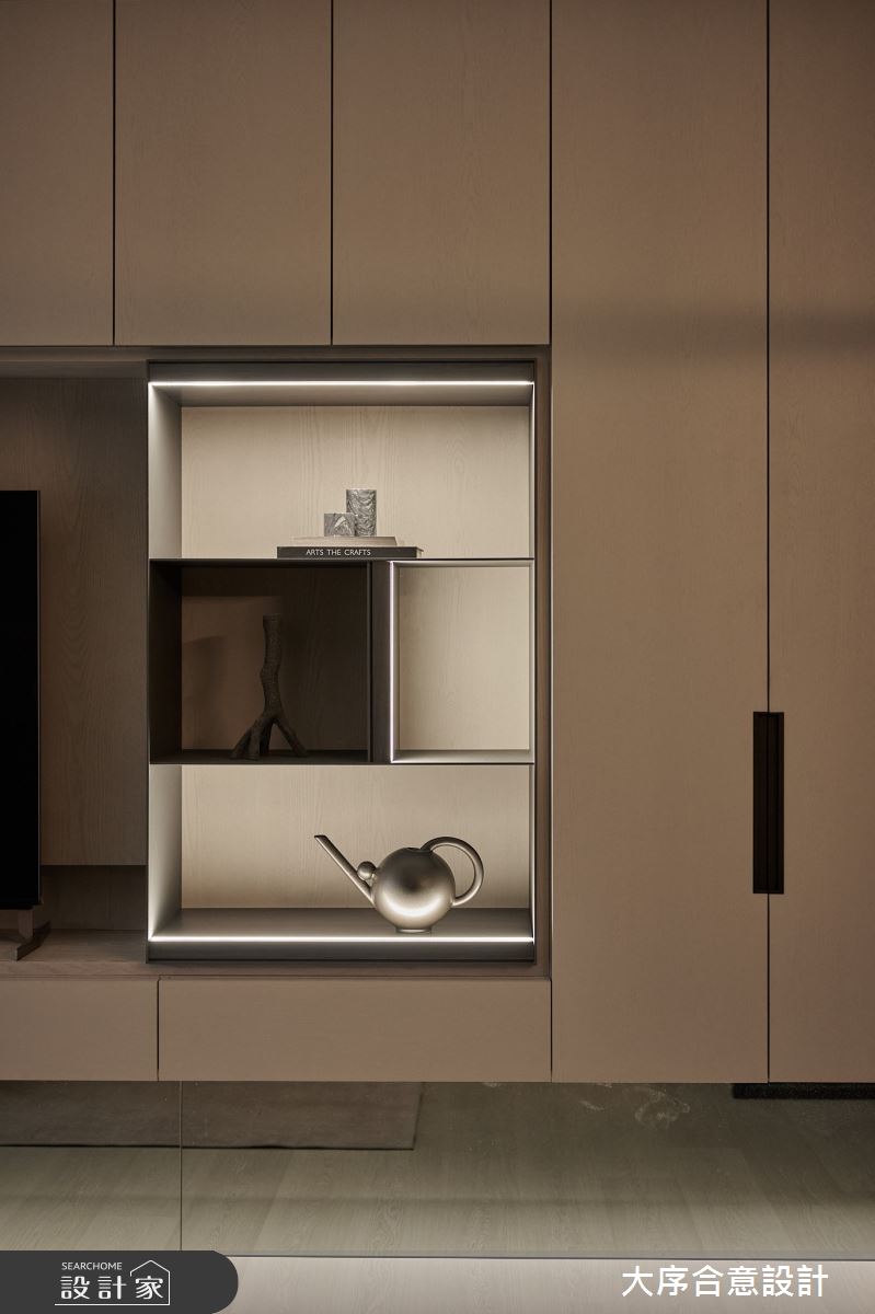 60坪新成屋(5年以下)＿現代風客廳案例圖片＿大序合意設計＿大序合意_光廊墨域之3