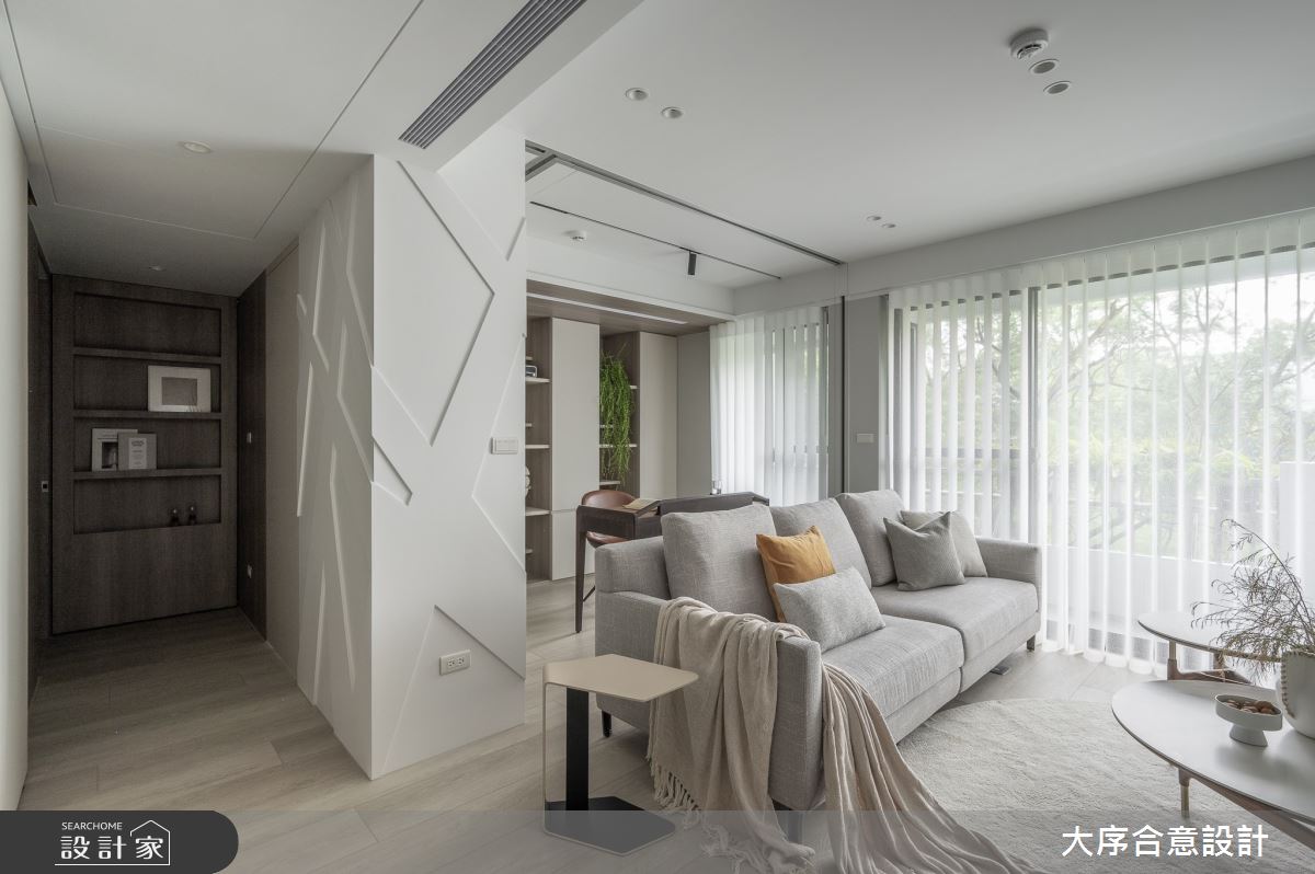 40坪老屋(16~30年)＿北歐風客廳書房工作區案例圖片＿大序合意設計＿大序合意_悠白北歐之7