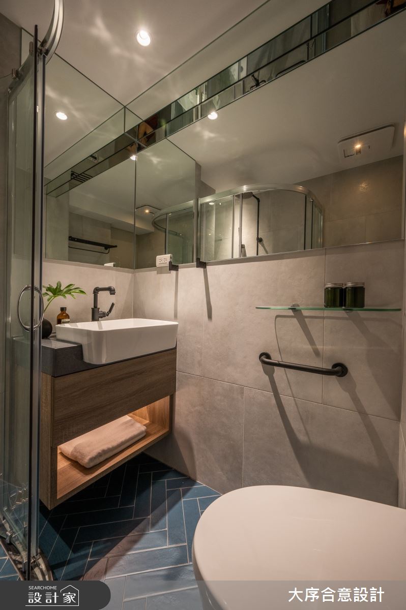 40坪老屋(16~30年)＿北歐風浴室案例圖片＿大序合意設計＿大序合意_悠白北歐之14