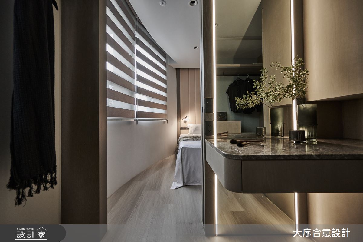 40坪老屋(16~30年)＿摩登風臥室案例圖片＿大序合意設計＿大序合意_隱調之16