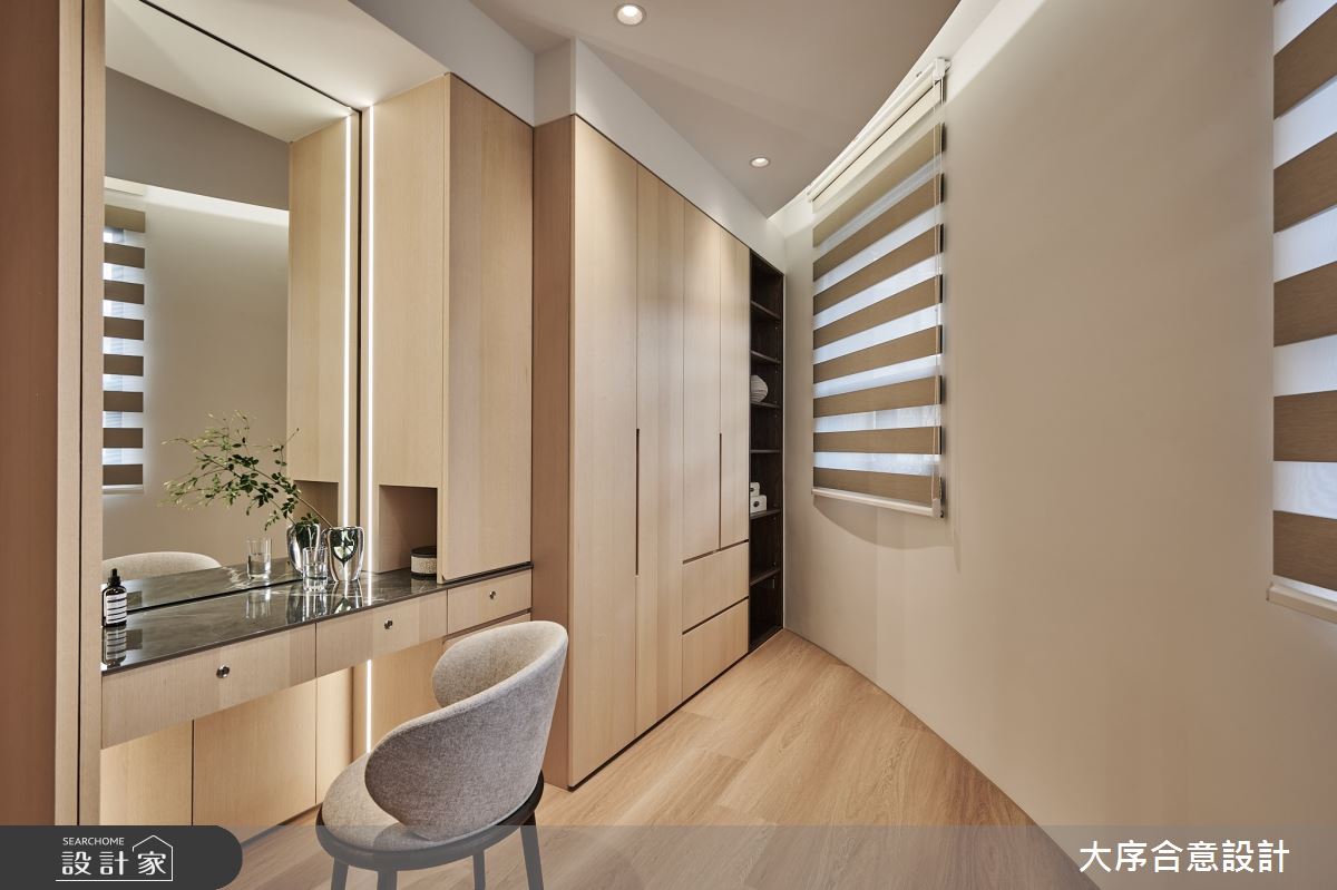 40坪老屋(16~30年)＿摩登風更衣間案例圖片＿大序合意設計＿大序合意_隱調之19