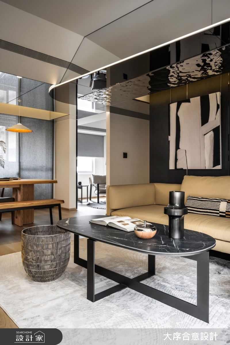 30坪老屋(16~30年)＿後現代摩登風客廳餐廳案例圖片＿大序合意設計＿大序合意_藝鏡之12