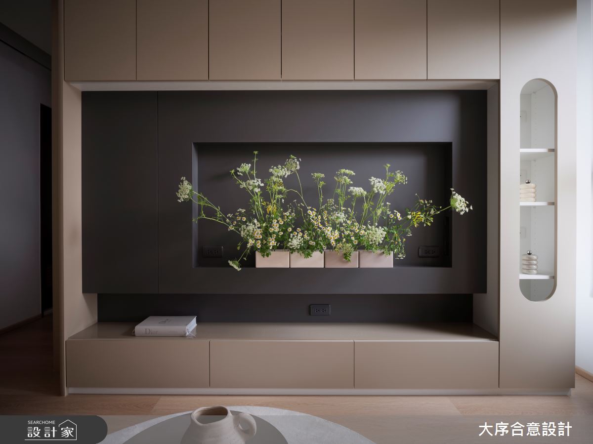 17坪新成屋(5年以下)＿渡假風客廳案例圖片＿大序合意設計＿大序合意_禮米之8