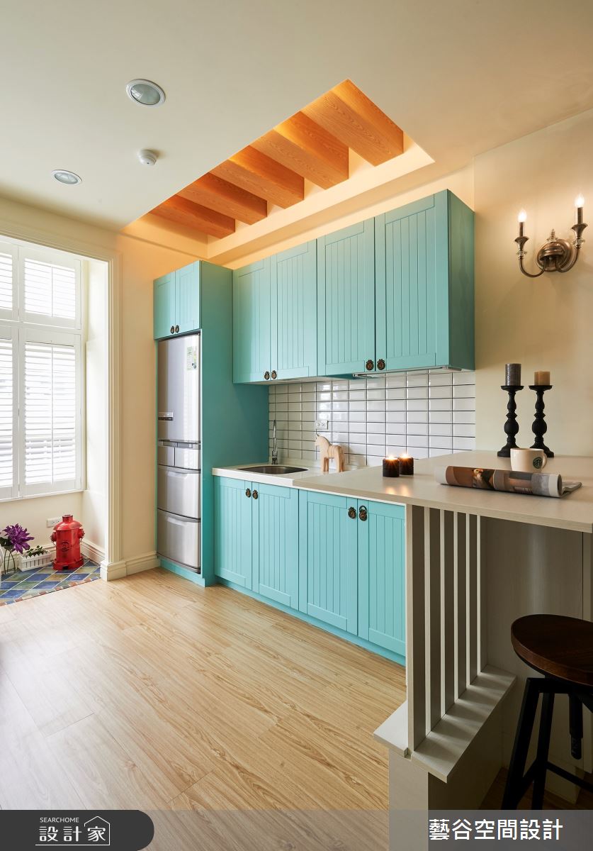 12坪中古屋(5~15年)＿鄉村風吧檯案例圖片＿藝谷空間設計＿藝谷_01之7