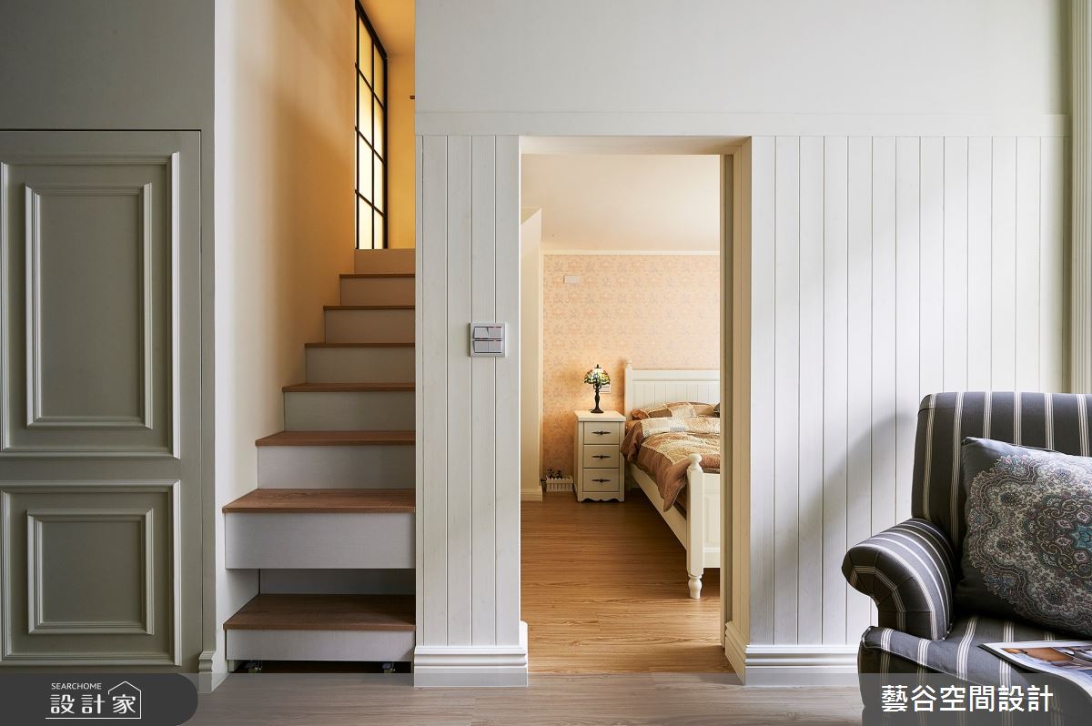 12坪中古屋(5~15年)＿鄉村風臥室樓梯案例圖片＿藝谷空間設計＿藝谷_01之13