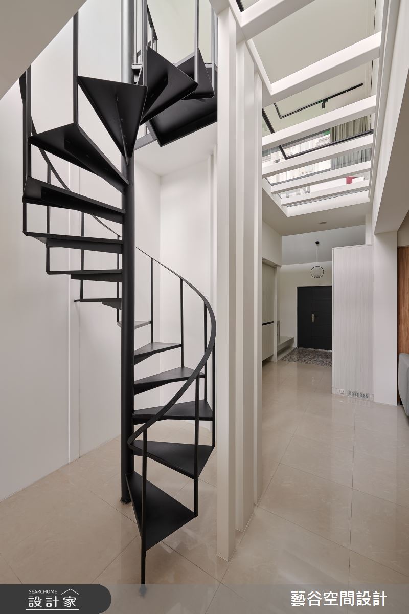 100坪老屋(16~30年)＿現代風樓梯案例圖片＿藝谷空間設計＿藝谷_02之11