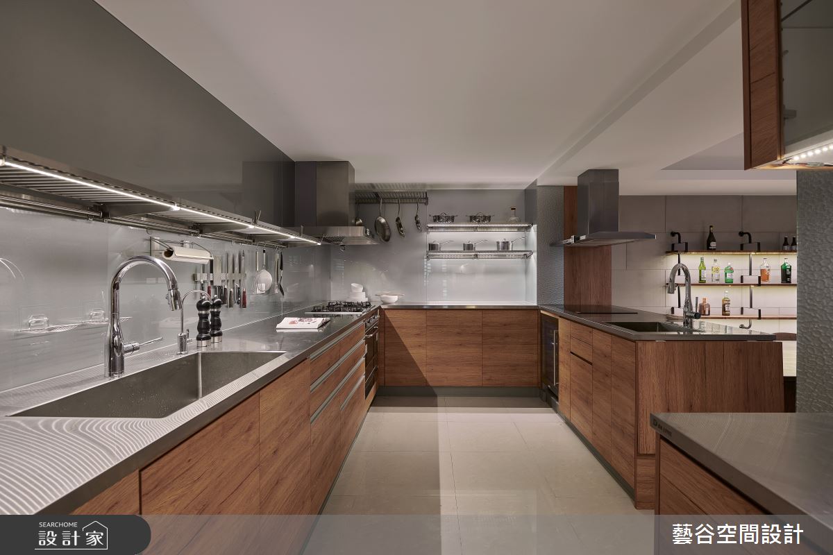 100坪老屋(16~30年)＿現代風廚房案例圖片＿藝谷空間設計＿藝谷_02之15