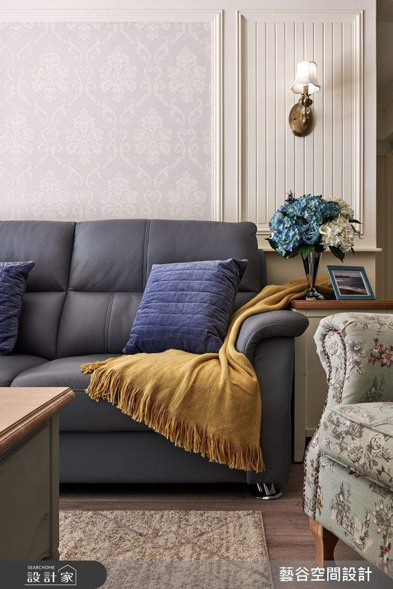 25坪新成屋(5年以下)＿鄉村風客廳案例圖片＿藝谷空間設計＿藝谷_04之14
