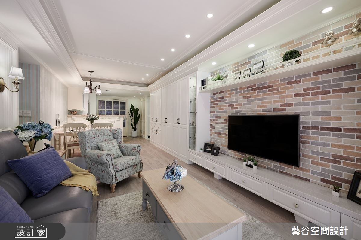 25坪新成屋(5年以下)＿鄉村風客廳案例圖片＿藝谷空間設計＿藝谷_04之9