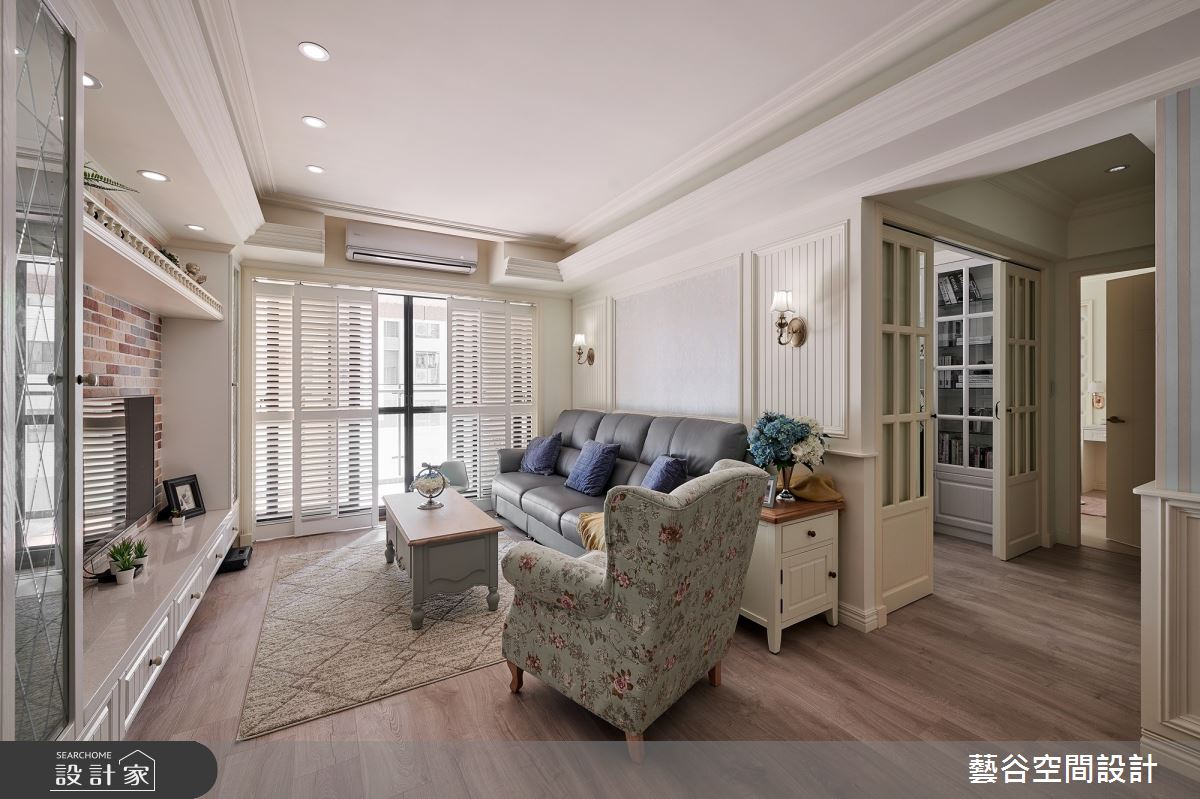 25坪新成屋(5年以下)＿鄉村風客廳案例圖片＿藝谷空間設計＿藝谷_04之8