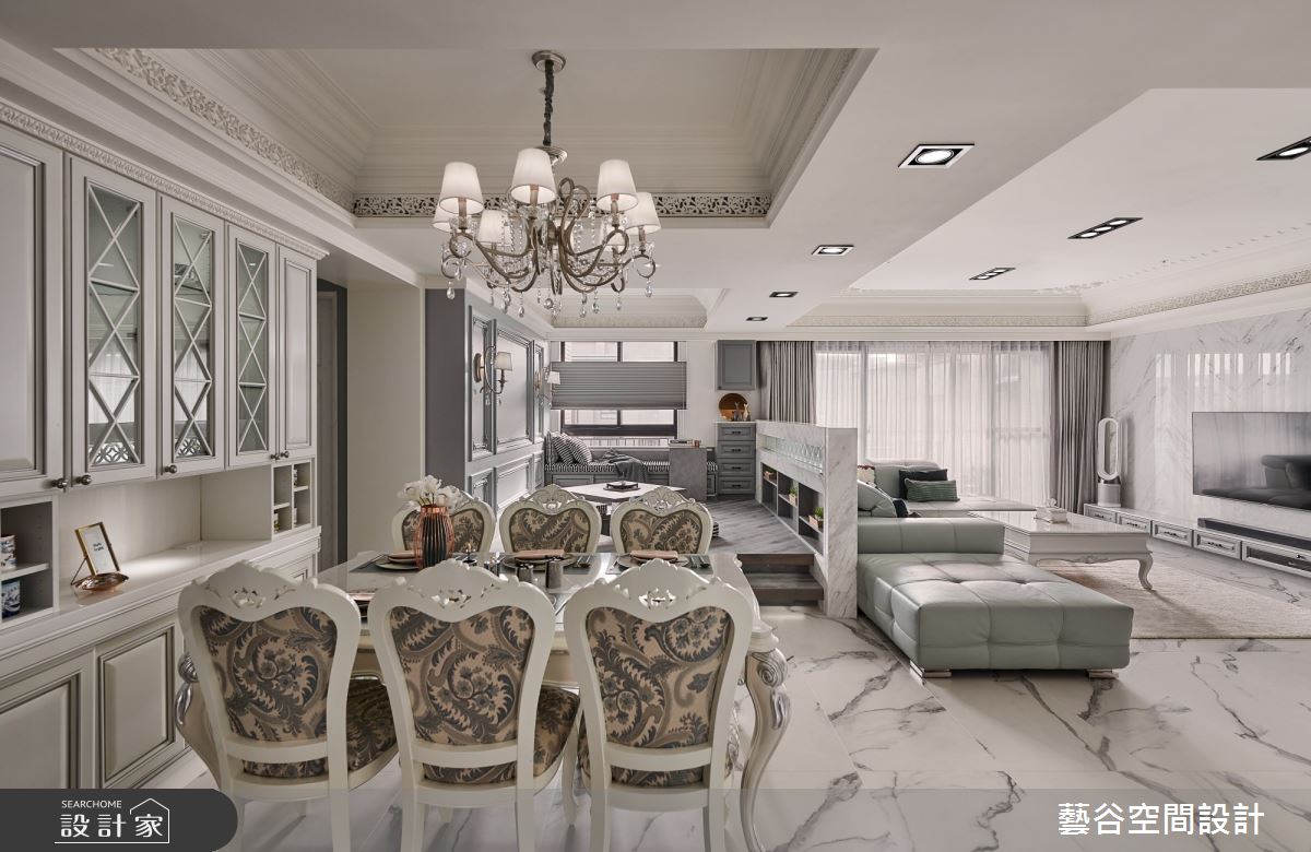 48坪新成屋(5年以下)＿新古典餐廳案例圖片＿藝谷空間設計＿藝谷_05之15