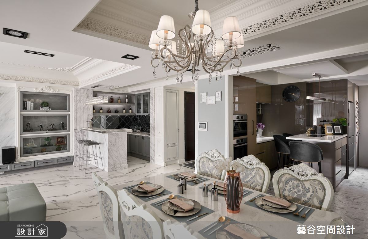 48坪新成屋(5年以下)＿新古典餐廳案例圖片＿藝谷空間設計＿藝谷_05之13