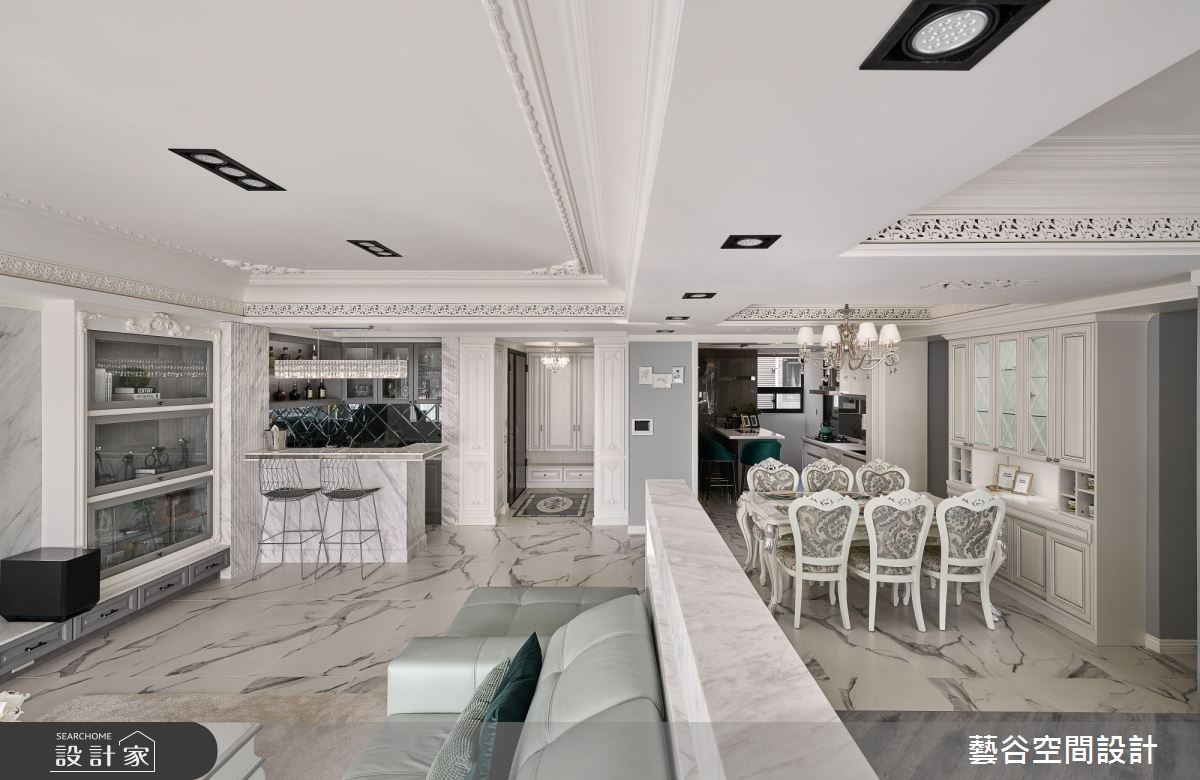 48坪新成屋(5年以下)＿新古典客廳餐廳案例圖片＿藝谷空間設計＿藝谷_05之8