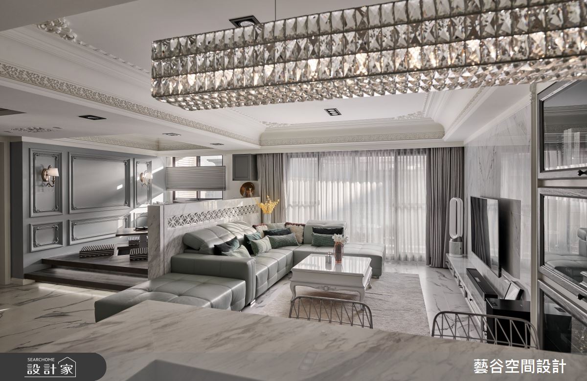 48坪新成屋(5年以下)＿新古典客廳案例圖片＿藝谷空間設計＿藝谷_05之9