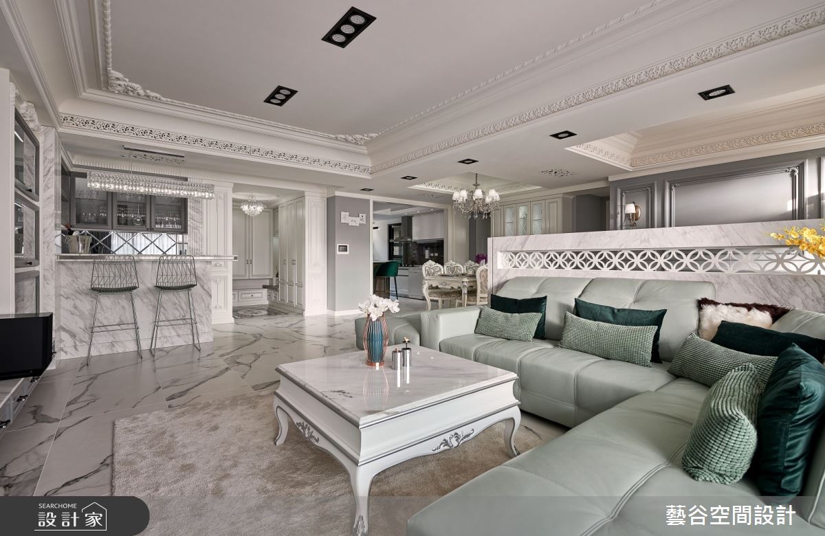 48坪新成屋(5年以下)＿新古典客廳案例圖片＿藝谷空間設計＿藝谷_05之7