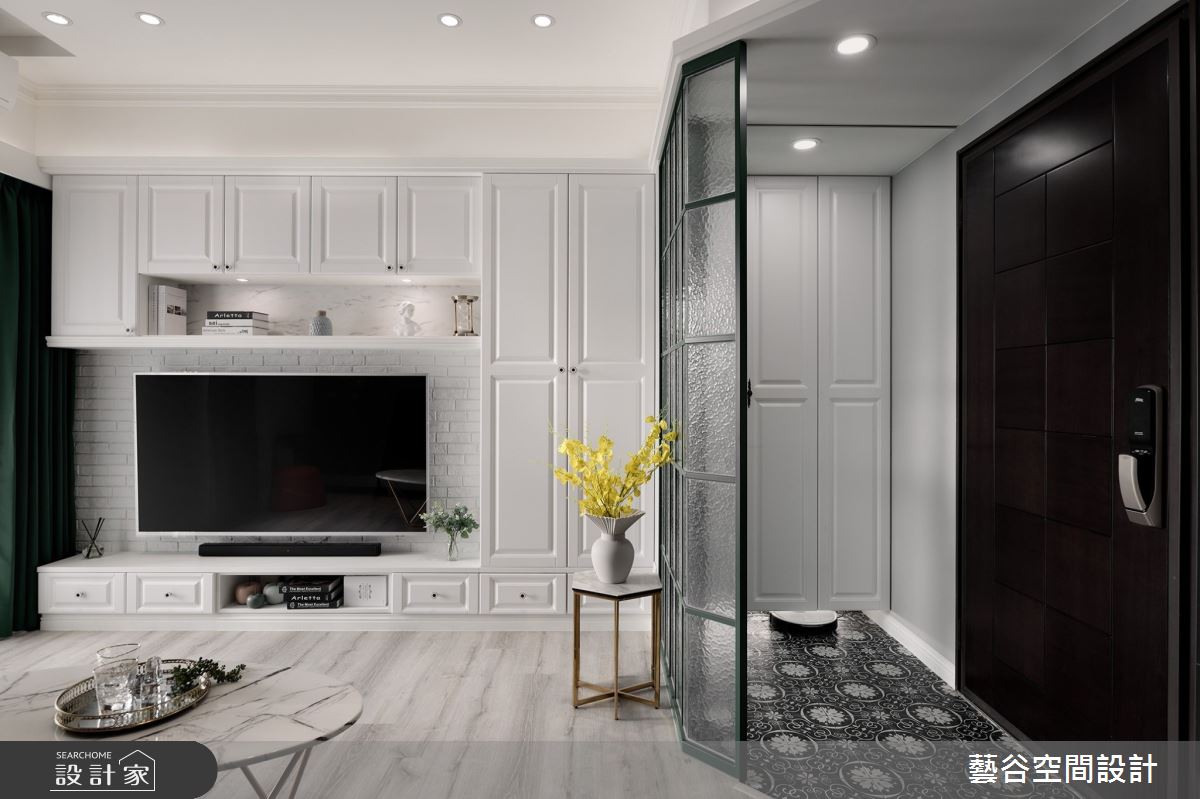 28坪中古屋(5~15年)＿新古典玄關客廳案例圖片＿藝谷空間設計＿藝谷_09之2