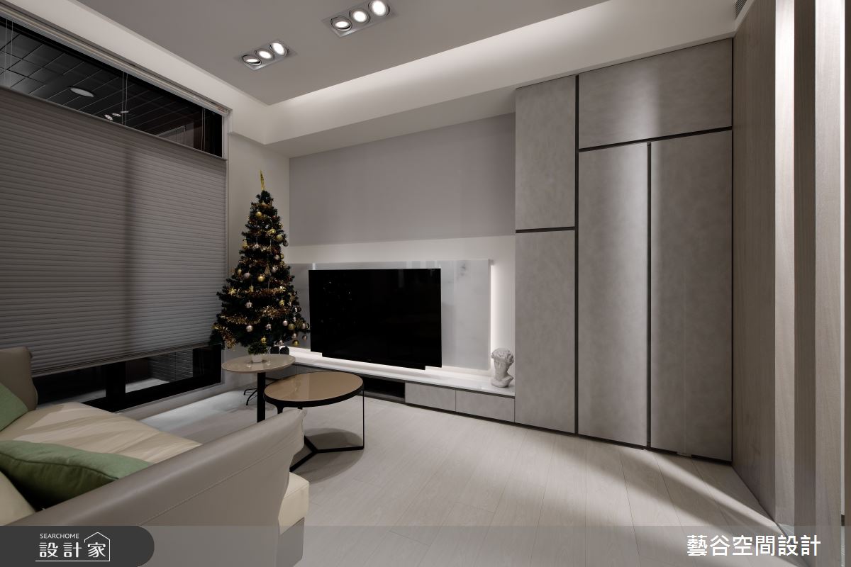 18坪新成屋(5年以下)＿混搭風客廳案例圖片＿藝谷空間設計＿藝谷_11之2