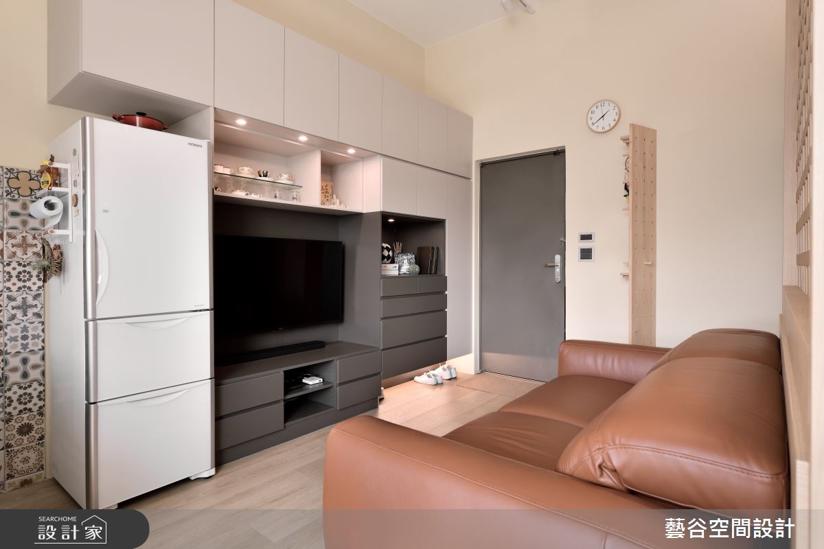12坪中古屋(5~15年)＿現代休閒玄關客廳案例圖片＿藝谷空間設計＿藝谷_12之5