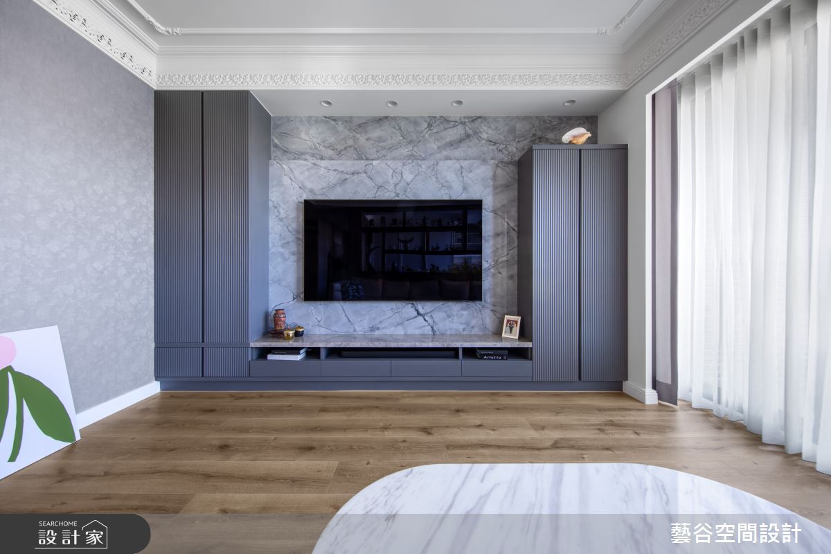 38坪新成屋(5年以下)＿現代美式風客廳案例圖片＿藝谷空間設計＿藝谷_14之3