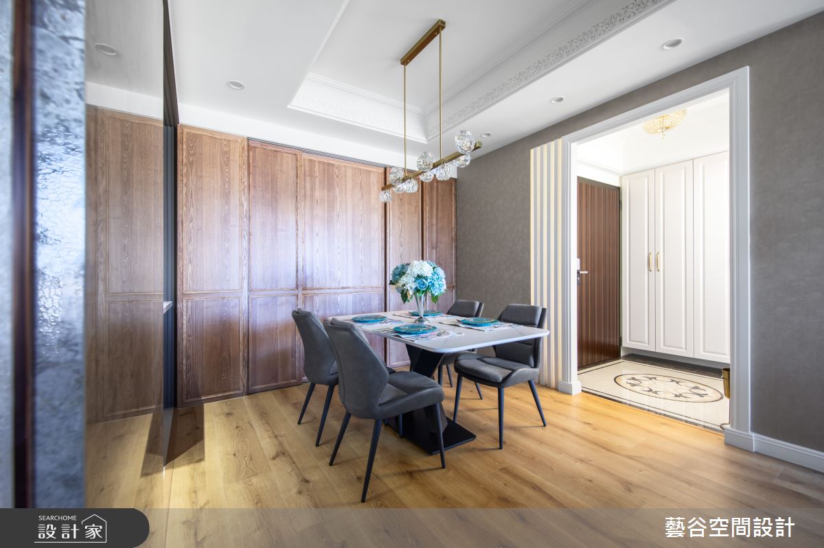 38坪新成屋(5年以下)＿現代美式風玄關餐廳案例圖片＿藝谷空間設計＿藝谷_14之5