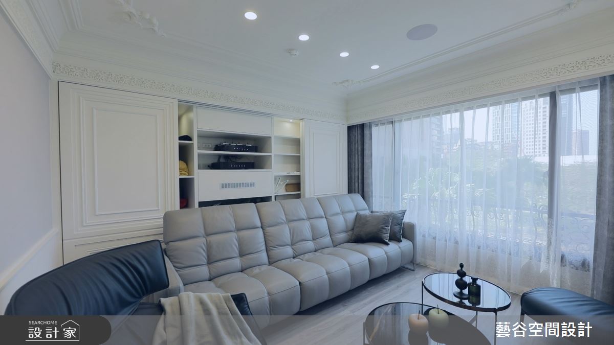 42坪老屋(16~30年)＿法式新古典客廳案例圖片＿藝谷空間設計＿藝谷_15之4