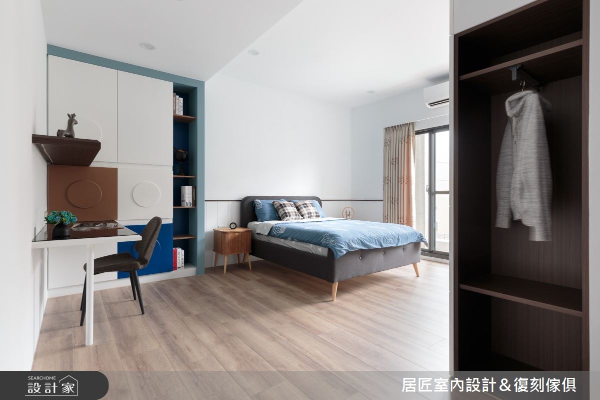 52坪新成屋(5年以下)＿美式風臥室案例圖片＿居匠室內設計＆復刻傢俱＿居匠_01之8
