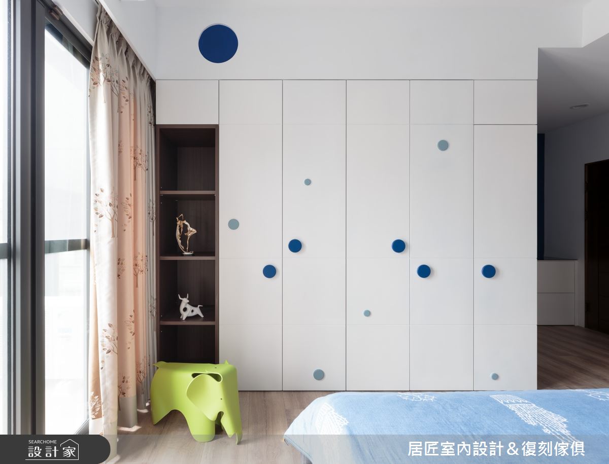 52坪新成屋(5年以下)＿美式風臥室案例圖片＿居匠室內設計＆復刻傢俱＿居匠_01之9