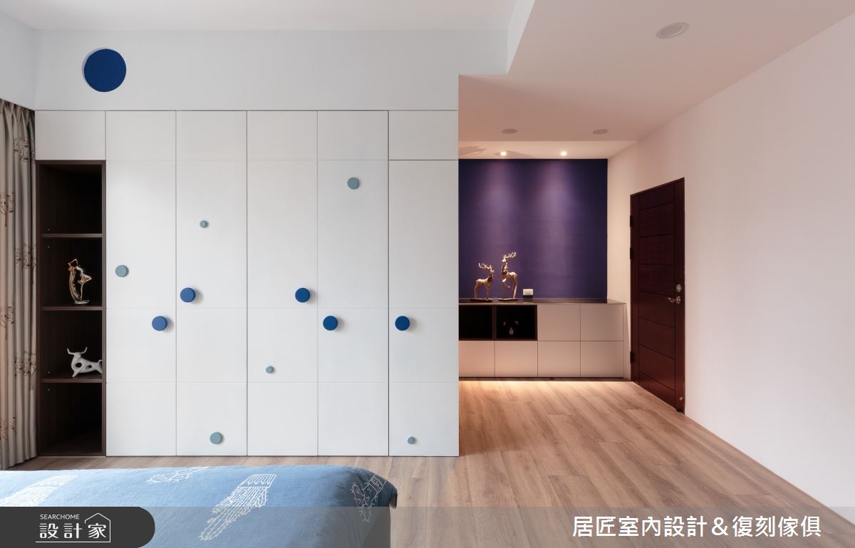 52坪新成屋(5年以下)＿美式風臥室案例圖片＿居匠室內設計＆復刻傢俱＿居匠_01之10