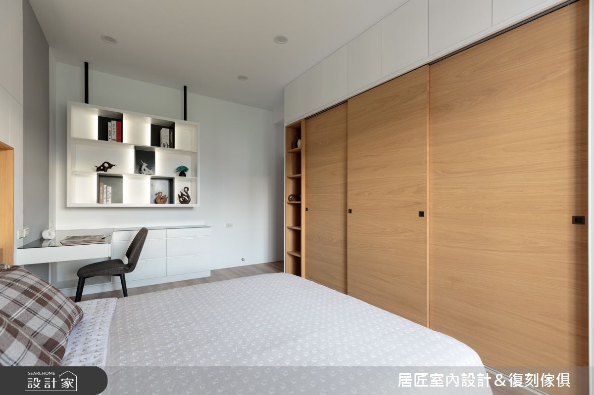 52坪新成屋(5年以下)＿美式風臥室案例圖片＿居匠室內設計＆復刻傢俱＿居匠_01之11