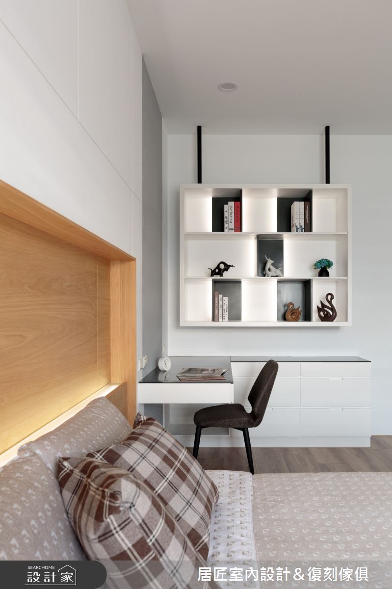 52坪新成屋(5年以下)＿美式風臥室案例圖片＿居匠室內設計＆復刻傢俱＿居匠_01之12