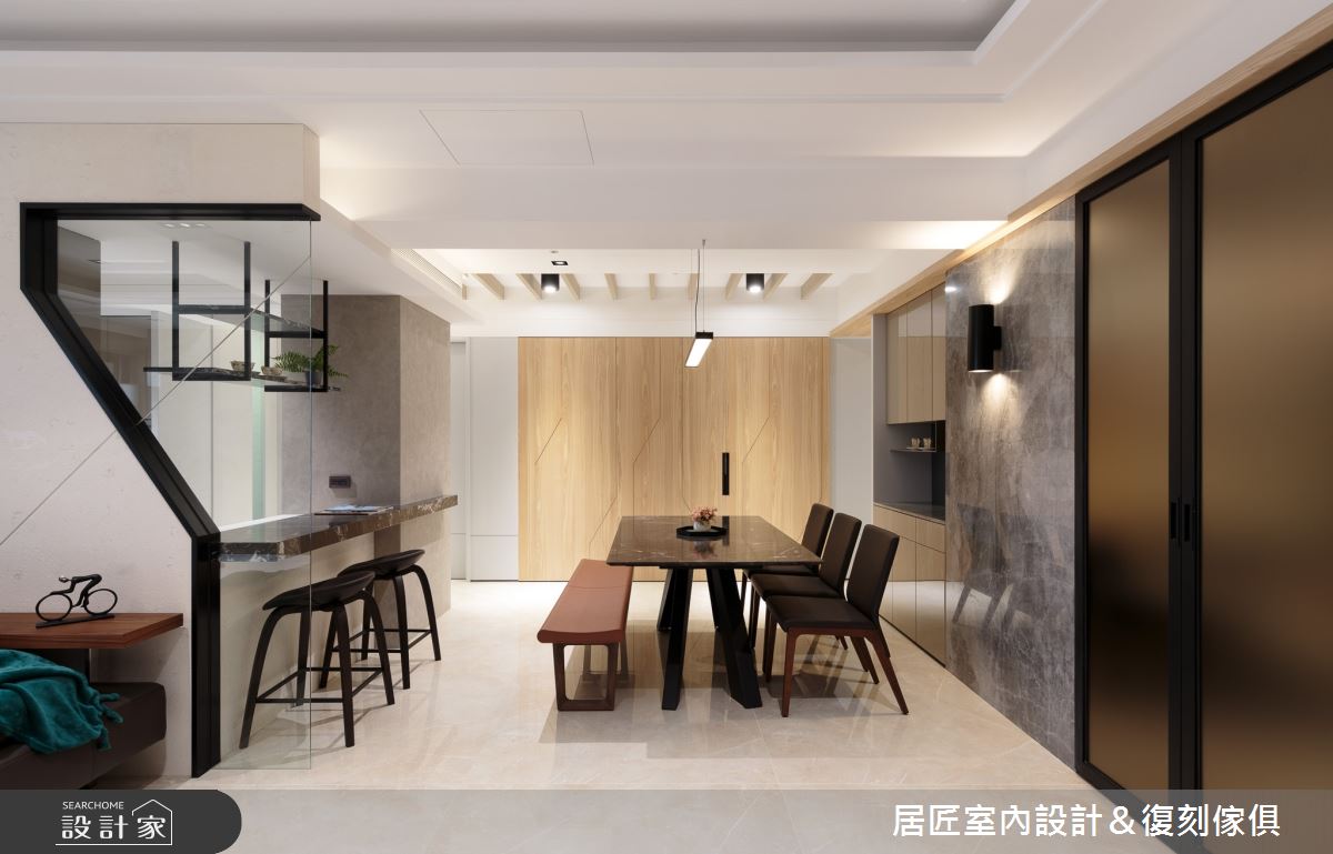 77坪新成屋(5年以下)＿現代風餐廳案例圖片＿居匠室內設計＆復刻傢俱＿居匠_02之4